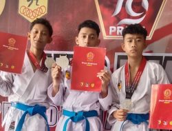 Perwakilan Kontingen Karateka Bondowoso Raih 3 Medali Perak pada Hari Pertama Piala Panglima TNI di Surabaya