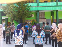 LATIH PBB, BABINSA BENTUK KARAKTER SISWA SMK NEGERI 1 PRAJEKAN