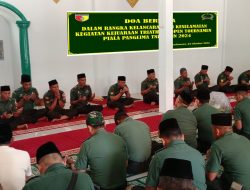 KODIM 0822 BONDOWOSO GELAR DOA BERSAMA UNTUK KESELAMATAN TRIATHLON INTERNASIONAL PIALA PANGLIMA TNI