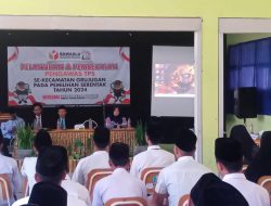 Bersama Jaga Suara Rakyat: Danramil dan Babinsa Hadiri Pelantikan Pengawas PTPS di Grujugan