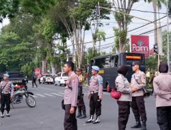 Polres Bondowoso Kembali Berikan Pengamanan Saat Debat ke 2 Paslon Bupati dan Wabup