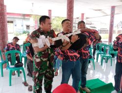 Babinsa Desa Mengok Perkuat Pelatihan Mitigasi Bencana
