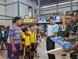 Penutupan Turnamen Futsal Uwais Dandim Cup Kab. Lampung Barat Tahun 2024