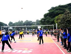 Pertandingan Final Bola Voli Putri Meriahkan HUT Korem 083/Bdj ke-61