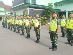 KODIM 0822 BONDOWOSO GELAR APEL SIAGA Antisipasi Dinamika Pemilukada 2024 di Wilayah Bondowoso