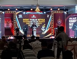 KPU Bondowoso Gelar Debat Ketiga dengan Tema Pajak, Pengelolaan APBD, Sumber Daya Alam dan Lingkungan Hidup, serta Pariwisata