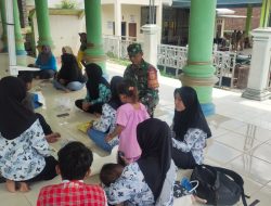 Sigap Babinsa, Dalam Rangka Pendampingan Posyandu Desa Gubrih Wringin Bondowoso