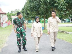 Dandim 0422/LB, Letkol Inf Rinto Wijaya Menerima Audiensi dari Sarjana Penggerak Pembangunan Indonesia