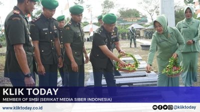KODIM 0422/LAMPUNG BARAT GELAR UPACARA ZIARAH NASIONAL DALAM RANGKA HARI JUANG TNI-AD TAHUN 2024
