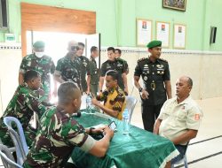 Kodim 0822 Bondowoso Gelar Bakti Sosial Cek Kesehatan Gratis Dalam Rangka Hari Juang TNI AD