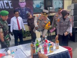 Jelang Nataru, Polres Bondowoso Musnahkan Beberapa Barang Bukti Hasil Operasi Selama Tahun 2024