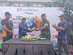 Kodim 0822 Ikut Meriahkan Ijen Run dan Charity HUT Radar Ijen ke-10 dan City Plaza ke-2 di Bondowoso