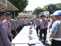 Polres Bondowoso Pemeriksaan Senpi untuk Pengawasan Anggota Polri