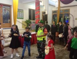 Pengamanan Ketat TNI-Polri Pada Perayaan Natal 2024 di GKI Kabupaten Bondowoso