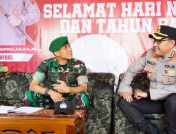 Dandim 0422/LB dan Kapolres Lampung Barat Gelar Patroli POS Pengamanan NATAL Dan TAHUN BARU
