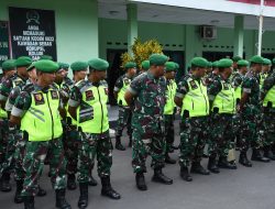 Apel Kesiap Siagaan Menjelang Tahun Baru 2025 Kodim 0822 Bondowoso Siapkan Pengamanan Maksimal