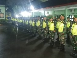 Setiap Saat Siap Bergerak (S3B) Kodim 0822 Bondowoso Gelar Apel Kesiapsiagaan Pengamanan Malam Tahun Baru 2025