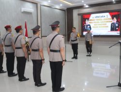 Kapolres Bondowoso Pimpin Sertijab Kasat Reskrim dan Wakapolres Bondowoso