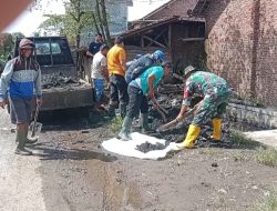 Karya  Bakti Wujutkan Irigasi Lancar di Dusun Dakon kejawan grujugan Bondowoso