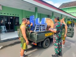 Bersih-Bersih Pangkalan: Kodim 0822 Bondowoso Perlihatkan Semangat Kebersamaan Prajurit