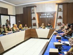 Kodim 0822 Bersama Pemkab Bondowoso Gelar Rakor Kesiapan TMMD Reguler Ke-123