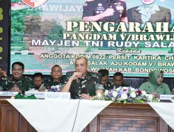 Kunker Pangdam V/BRW, Sekaligus Berikan Pengarahan dan Apresiasi Kepada Prajurit Kodim 0822 Bondowoso