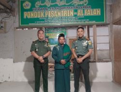 Komandan Kodim 0422/LB Silaturahmi ke Pondok Pesantren NU Al Falah, Lampung Barat