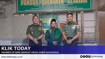 Komandan Kodim 0422/LB Silaturahmi ke Pondok Pesantren NU Al Falah, Lampung Barat
