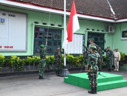 Semangat Kebangkitan Kodim 0822 Gelar Upacara Bendera 17 Januari di Makodim 0822 Bondowoso