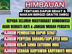 Waspada Penipuan Program Makan Bergizi Gratis, Kodim 0822 Bondowoso Imbau Masyarakat Berani Melapor