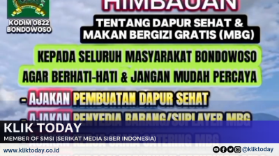 Waspada Penipuan Program Makan Bergizi Gratis, Kodim 0822 Bondowoso Imbau Masyarakat Berani Melapor