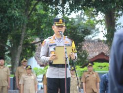 Beri Motivasi Kapolres Bondowoso jadi Irup di SMA Negeri 2 Bondowoso