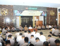 Polres Bondowoso Memperingati Isra’ Mi’raj Sebagai Penebal Rohani
