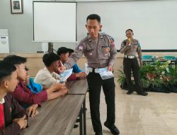 Satlantas Polres Bondowoso Sosialisasi Operasi Keselamatan Semeru 2024