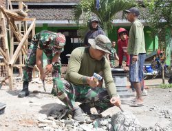 Praka Marinir Barudin Sang Prajurit, Sang Pembangun! TMMD ke-123 di Bondowoso
