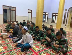 Satgas TMMD 123 Kodim 0822 Gelar Yasinan, Warga Terharu
