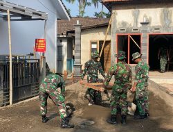 Satgas TMMD Genjot Pembangunan Musholla Demi Kenyamanan Ibadah di Bulan Ramadhan