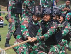 Meriahkan HUT Kostrad ke-64, Yonif 514/SY Gelar Lomba dengan Semangat Juang