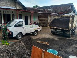 TMMD ke-123 Kodim 0822 Bondowoso Fokus Kelancaran Material Bangunan