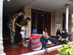 Peduli Generasi Emas, Satgas TMMD Bondowoso Melaksanakan Pendampingan Posyandu Balita