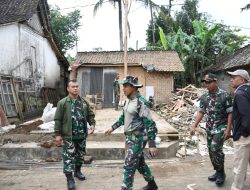 Dandim 0822 Tinjau RTLH di Trotosari, Satgas TMMD 123 Bondowoso Maksimalkan Pekerjaan