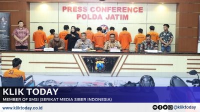 Polda Jatim Amankan 11 Tersangka Curanmor, Ketua Komplotan yang Serang Polisi Diberi Tindakan Tegas Terukur