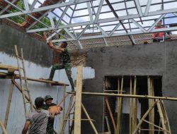 Rutilahu, Atap Baru Harapan Baru, Mbah Marwah Terharu dengan Bantuan TMMD Bondowoso