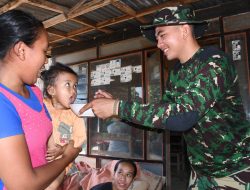 Dekat dengan Warga, Serka Wahyu Anggap Anak Desa Trotosari Seperti Keluarga Sendiri