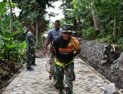 Terik Matahari Bangkitkan Kenangan Warga Trotosari Akan Satgas TMMD 123