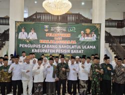 Letkol Inf Rinto Wijaya Dandim 0422/LB Hadiri Pelantikan dan Halal Bihalal PCNU Pesisir Barat