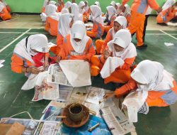 Aksi Kolosal, Ratusan Siswa Membatik Bersama di Galeri Batik Lintang