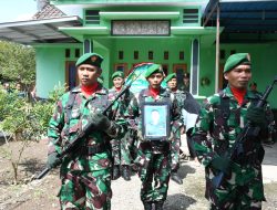 Salvo Kehormatan Menggetarkan TPU Wonokerto, Kodim 0822 Bondowoso Lepas Peltu Purn, Lukman dengan Upacara Militer