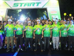 Bondowoso Night Run 2025,  Dandim 0822 Turun Langsung, Ribuan Warga Tumpah Ruah
