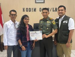 Letnan Kolonel Inf Rinto terima Piagam Penghargaan dari Dirjen KSDAE Kementerian Kehutanan atas Peran Aktif pelestarian Harimau dan habitatnya.